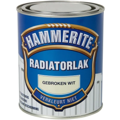 Afbeelding van Hammerite Radiatorlak Gebroken Wit 0,75 liter