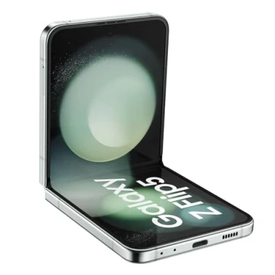 Afbeelding van Samsung Galaxy Z Flip5 (256 GB, Mintgroen, 6.70&quot;, SIM + eSIM, 12 Mpx, 5G), Smartphone, Groen