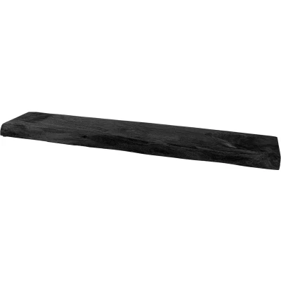 Afbeelding van Home67 Wandplank Pure Zwart Mangohout 120 cm