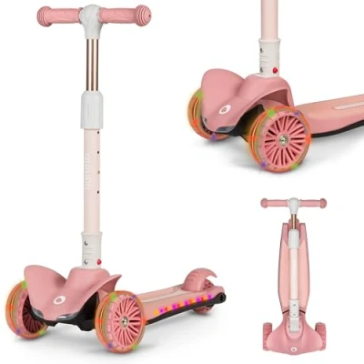 Afbeelding van Lionelo Timmy Kinderstep Balansstep voor kinderen van 3 jaar tot 50kg verstelbaar LED wielen