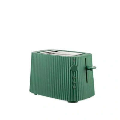 Afbeelding van Alessi Broodrooster Plissé 6 standen groen Michele de Lucchi MDL08 GR