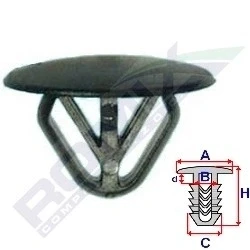 Afbeelding van Clip ROMIX ROM 10136, 10 stuks