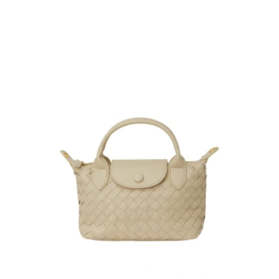 Afbeelding van faina Handtas, Dames, Maat: One Size, Light beige