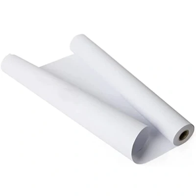 Afbeelding van PALUDO Witte Tekenpapier Rol, 43cm x 20M Wit Papierrol 80 g/m Schilderpapierrol Kinderen, Schetspapier Schetsrol voor Kinderen Ezel Papier Muurkunst Schetsen Knutselen Tekenen Cadeaupapier