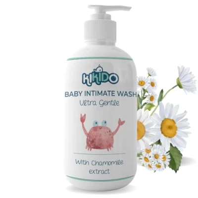 Afbeelding van Kikido Intieme Reiniger voor Pasgeborenen 250 ml Hygiëne Zeep met Kamille, Zachte Alcohol en SLES vrije Babyzeep