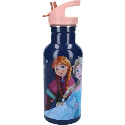 Afbeelding van Frozen II Take A Sip Drinkfles Blauw 500ml Schoolbeker