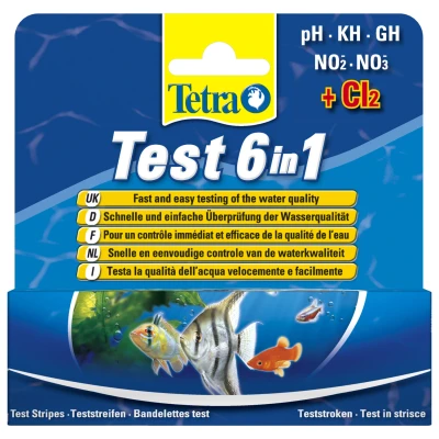 Afbeelding van Tetra Test Stroken 6 In 1