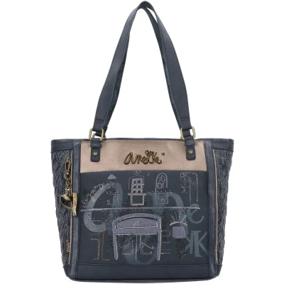 Afbeelding van Anekke schoudertas shopper Boutique Shoulder Bag Multicolor donkerblauw