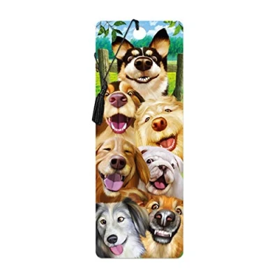 Afbeelding van 3D Boekenlegger honden