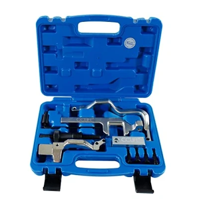 Afbeelding van CCLIFE Motor instelgereedschap, vergrendelingsgereedschap, besturingstijden, gereedschap, compatibel met BMW Mini Cooper N12 N14 Peugeot 207, Citroen 1.4 1.6 16V
