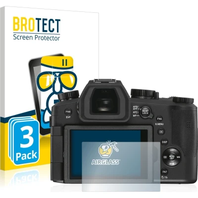 Afbeelding van BROTECT Screenprotector voor Leica V LUX 5 Folie Beschermfolie Beschermglas transparant (3 Stuks)