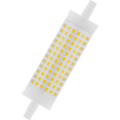 Afbeelding van ledvance led line performance buis tweekneeps r7s 18w 2452lm 2700k cri80 helder ip20 dxl 28x118mm 4099854048678