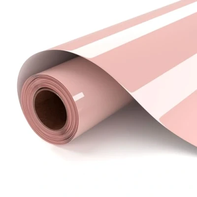 Afbeelding van UIOK Vinyl om op te strijken, voor stoffen, thermisch koraal, 30,5 x 182 cm, opstrijkbare vinyl, Cricut HTV T shirts, andere stoffen