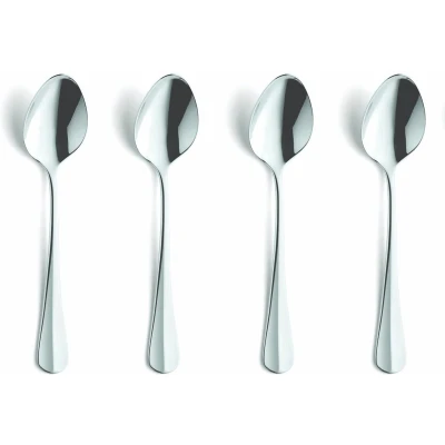 Afbeelding van Amefa Koffielepels Baguette 4 Stuks