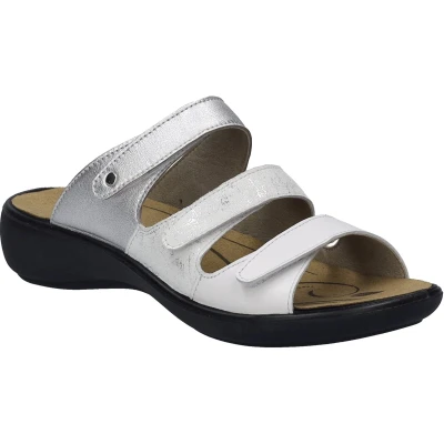 Afbeelding van Josef Seibel Ibiza Muiltjes weissmulti, Dames, Maat: 37, Weiss multi Leer