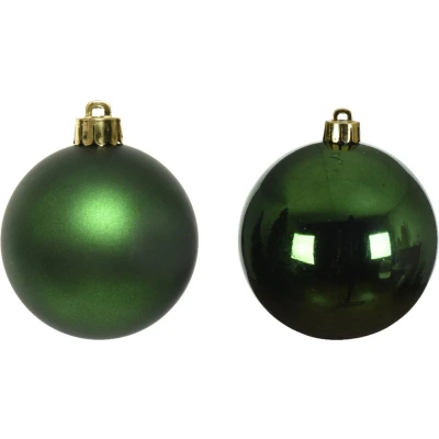 Afbeelding van Kerstballen Ø 4 cm 16 stuks (Groen)