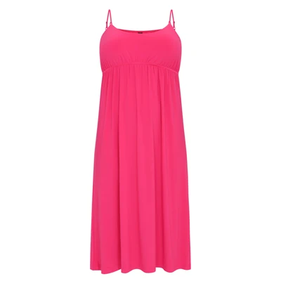 Afbeelding van Yoek Travelstof jurk roze