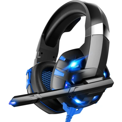 Afbeelding van Strex Gaming Headset met Microfoon Blauw PC + PS4 PS5 Xbox One Series