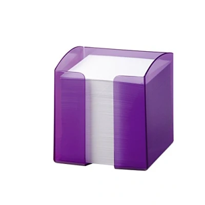 Afbeelding van 6x Durable Memoblokhouder Trend, transparant paars