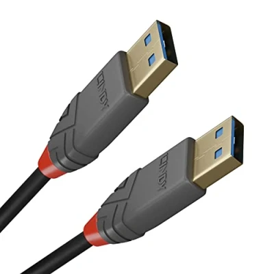 Afbeelding van Lindy 36751 USB kabel 1 m A Mannelijk Zwart