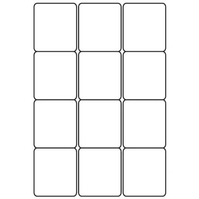 Afbeelding van A4 etiketten 63,5 x 72 mm wit (100 vel)