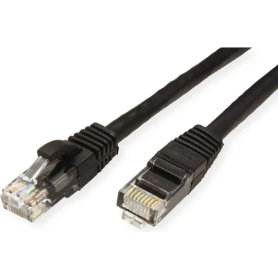 Afbeelding van VALUE Patchkabel Kat.6A (Class EA) UTP, zwart, 0,5 m