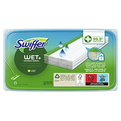Afbeelding van Swiffer Wet Wipes Antibacterieel, navulverpakking van 10