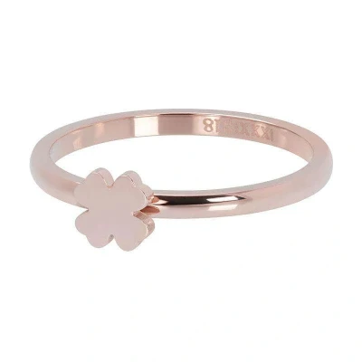 Afbeelding van iXXXi Symbol clover Vulring 2mm Rosé maat 17