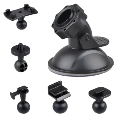 Afbeelding van Zuignap Auto Houder, Putation Dashcam Houder Recorder, met 5 Soorten Adapter, voor het Rijden Van Een Camera DVR Camcorder GPS Action