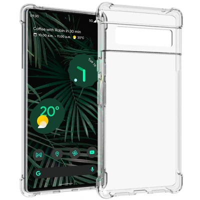 Afbeelding van Google Pixel 6 Pro Hoesje Siliconen en TPU (zacht) iMoshion Softcase/Backcover Transparant Telefoonhoesje