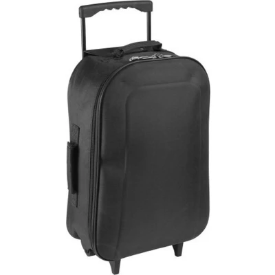 Afbeelding van Koffer op wieltjes zwart 46 cm Reiskoffers