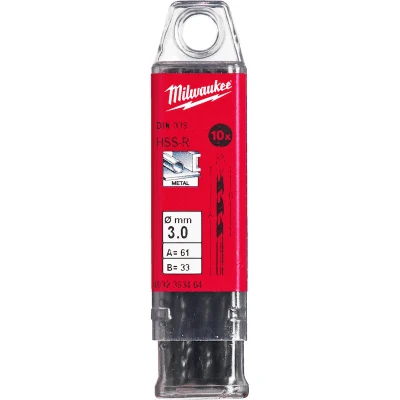 Afbeelding van Metaalboor Hss R 3 X 61 Mm (10 Stuks)