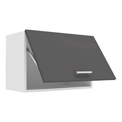 Afbeelding van Esilo keuken bovenkastje 60 cm 1 deurwit, grijs.