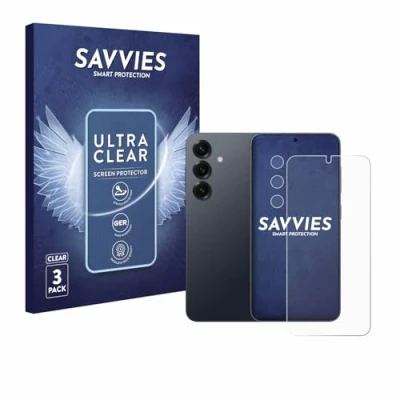 Afbeelding van Savvies Screenprotector voor Samsung Galaxy S25 Plus (Voor+Camera) Folie Beschermfolie transparant (6 Stuks)