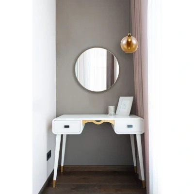 Afbeelding van MIRRORS AND MORE Sierspiegel Mila Wandspiegel, rond (1 stuk)