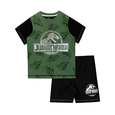 Afbeelding van Jurassic World Jongens Pyjama Dinosaurus Zwart 128
