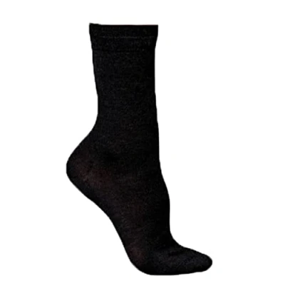 Afbeelding van FALKE No. 4 Finest Camel &amp; Silk damessokken antraciet grijs (anthra.mel) Maat: 41 42
