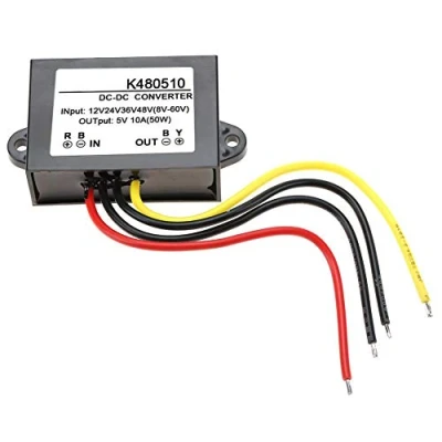 Afbeelding van Akozon Achterwaartse converter DC 12 V / 24 36 48 tot 5 10 A neerwaartse Step Down voeding