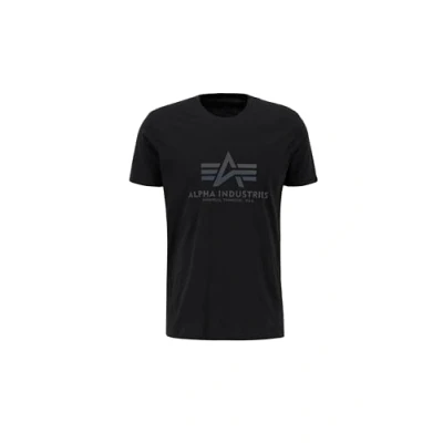 Afbeelding van Alpha Industries Basic T Rainbow Ref. shirt voor heren Black