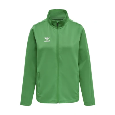 Afbeelding van Hummel CORE XK POLY Sweater met rits, Dames, Maat: Large, Evergreen
