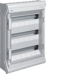 Afbeelding van Hager verdeler opbouw 54 modulen 3x din rail 418x602x151mm ve318f