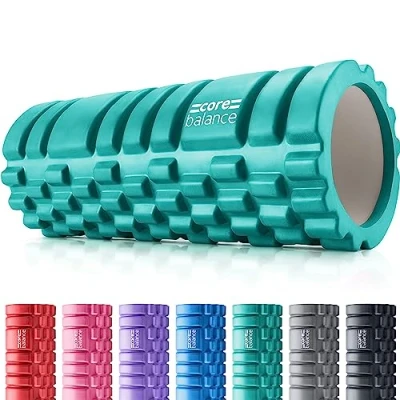 Afbeelding van Core Balance gestructureerde fasciarol voor massage, triggerpunttherapie, fitness, fysio en revalidatie