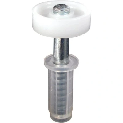 Afbeelding van Prime Line Products N 6703 geleidingsrol voor dubbele vouwdeuren, nylon, set van 2