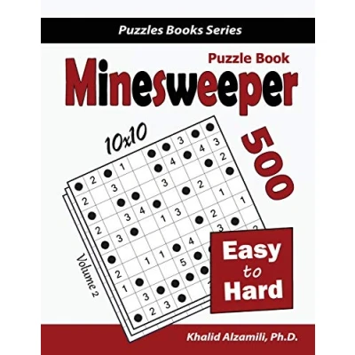 Afbeelding van Minesweeper Puzzle Book: 500 Easy to Hard Puzzles (10x10): 2