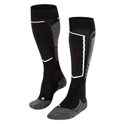 Afbeelding van Skisokken Falke Women SK2 Wool Black Mix Schoenmaat 39 40