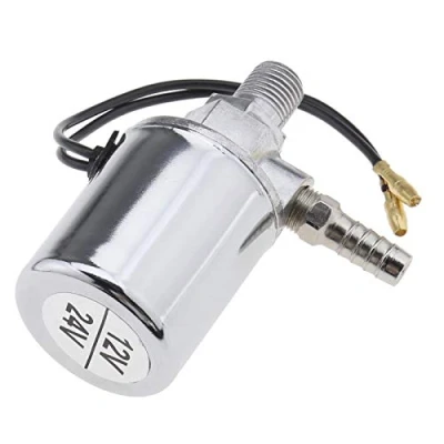 Afbeelding van 1/4 &quot;Universele Van Truck Air Horn Elektrische Solenoïde Valve Verchroomd 12V/24V