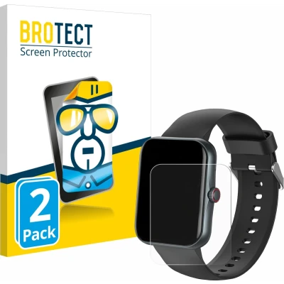 Afbeelding van BROTECT Screenprotector voor Pthtechus S80K Folie Beschermfolie transparant (2 Stuks)