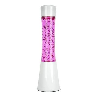 Afbeelding van Lavalamp Wit Met Glitterhartjes van Fisura