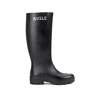 Afbeelding van Aigle Atelier Regenlaarzen, Heren, Maat: 42, Noir Natuurrubber