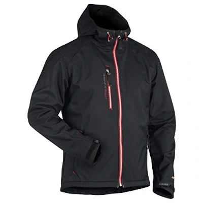 Afbeelding van Blåkläder 4949 2517 Softshell Jack Zwart/Rood maat 4XL